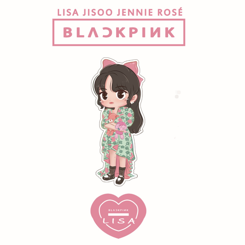 blackpink明星12厘米q版立牌lisa金智妮jennie朴彩英金智秀jisoo