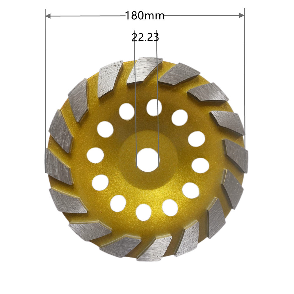 工厂自营店180mm金刚石碗磨片混凝土地面打磨片加厚碗磨批发地坪