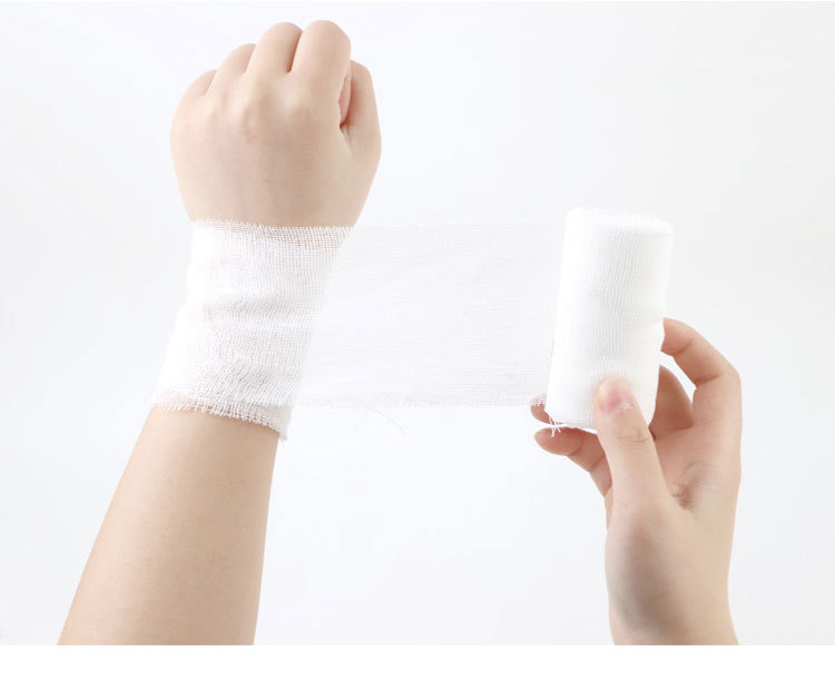 医用纱布卷伤口包扎固定纱布块止血沙布绑带脱脂产后收腹医疗绷带