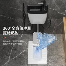 ZZ8N批发MEIYE带盖板蹲便器水箱带洗手盆冲水箱整套装 蹲坑式陶瓷