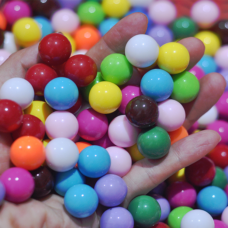 大炮乐园游戏机弹珠弹射珠子炮打僵尸彩色小球16 20 22 25-阿里巴巴