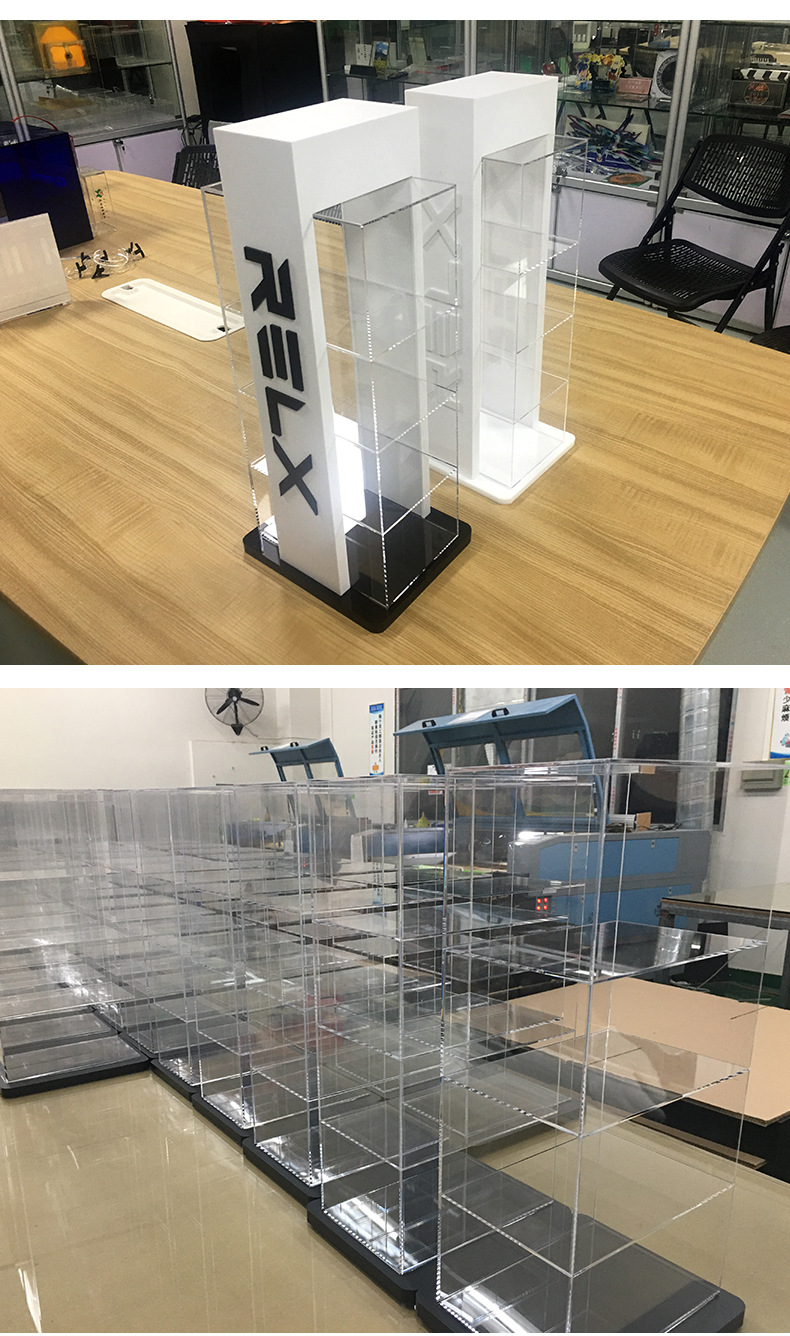 制定亚克力电子产品陈列架电子展示柜桌面烟具展示架超市便利店