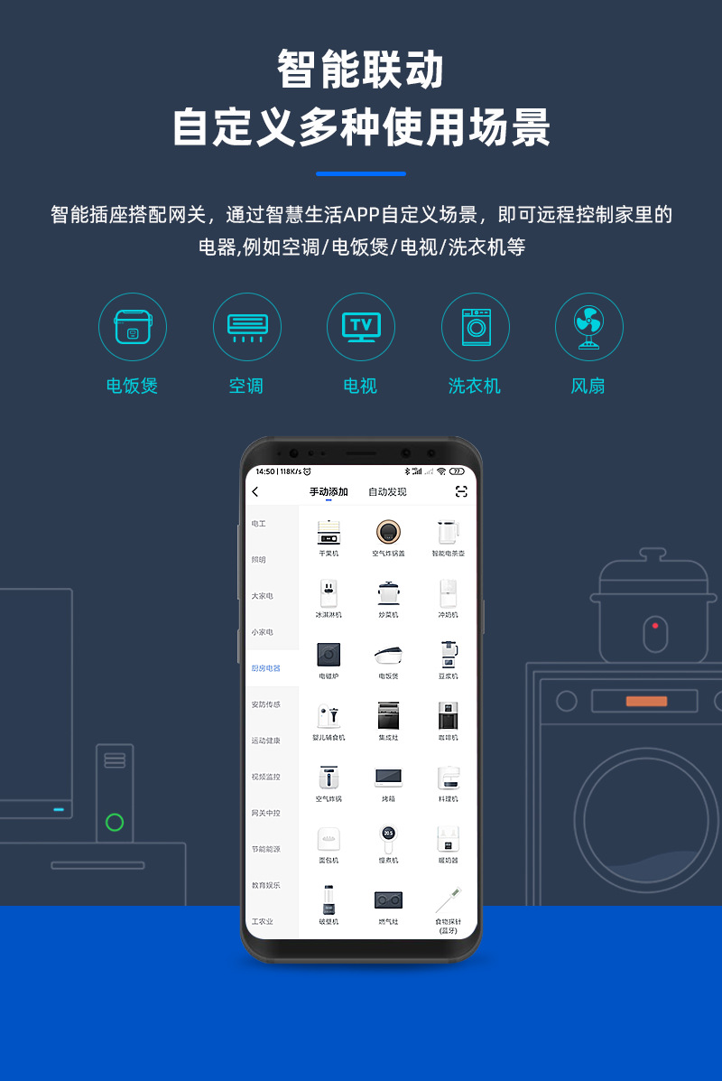 跨境涂鸦wifi智能插座语音手机定时app远程中规美标智能wifi插座