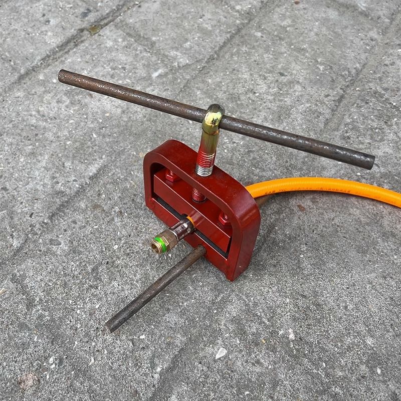 首单立减便携式压管机不锈钢铜套水农用高压氧气胶管扣压锁紧机器