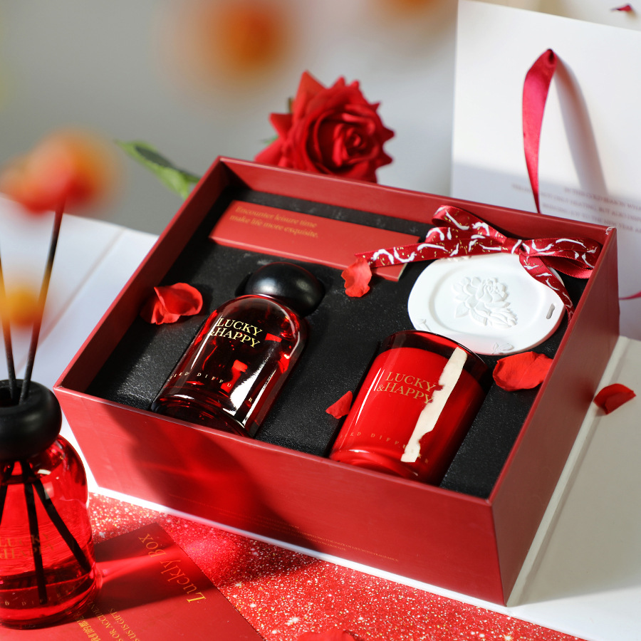 2024 year of the dragon new year gift aromatherapy candle gift box high-grade fragrance hand gift business gift gift set