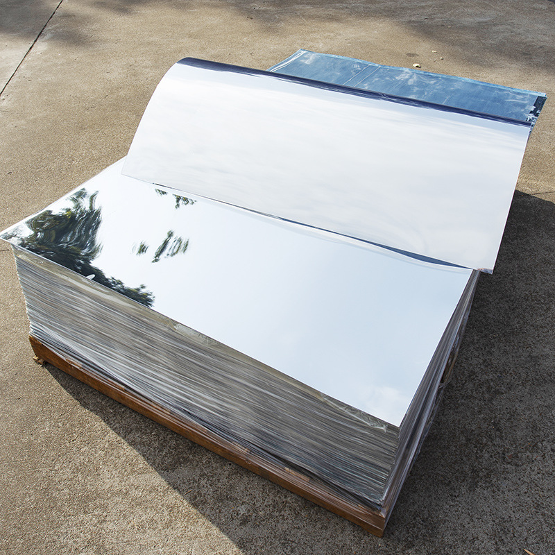 软镜子pet镜片pet镜面板材片材塑料镜片背胶软不碎pe镜面板反光镜