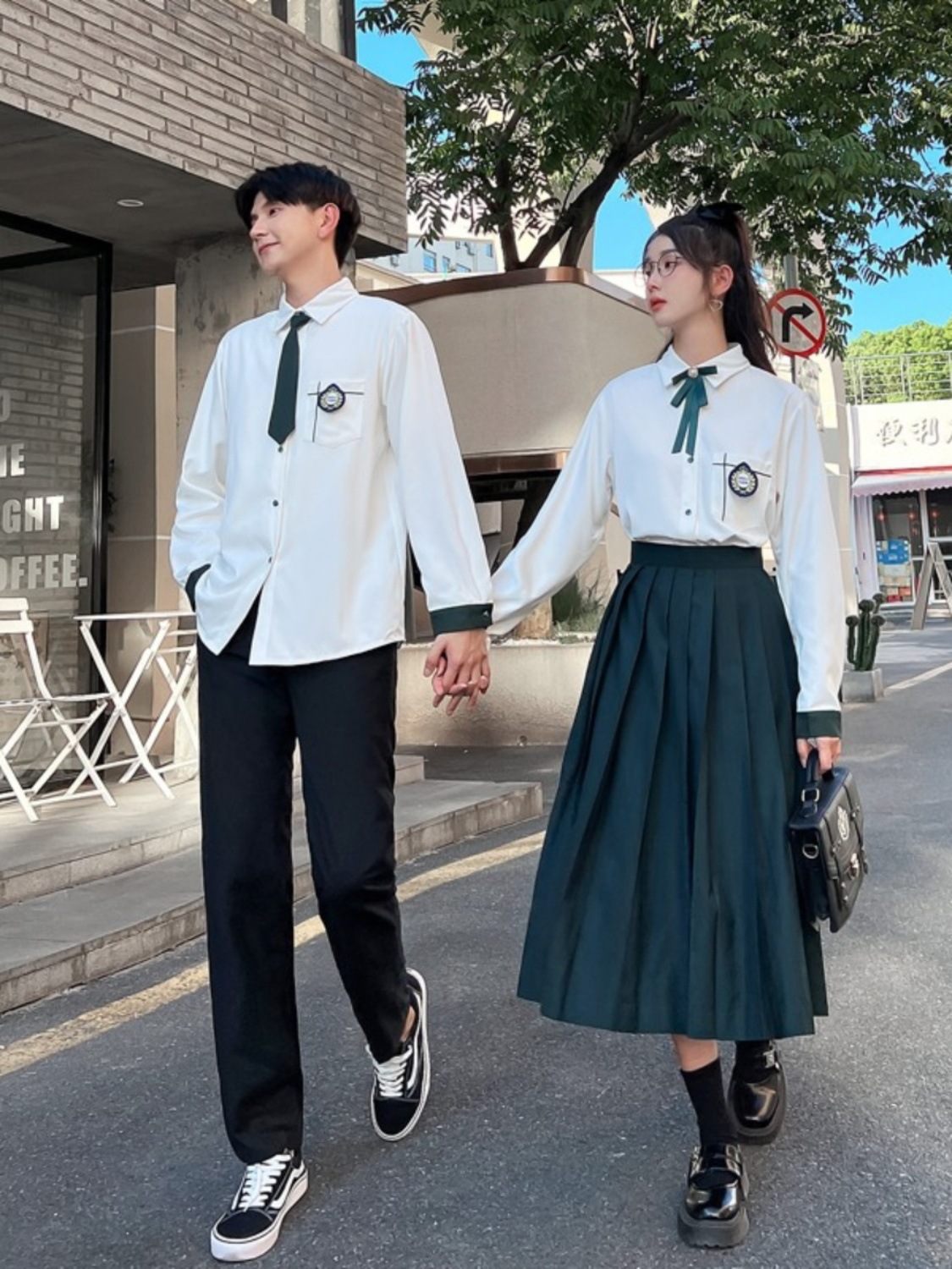 班服夏季学生jk衬衫套装高三毕业裙英伦学院风初中韩版校服演出服