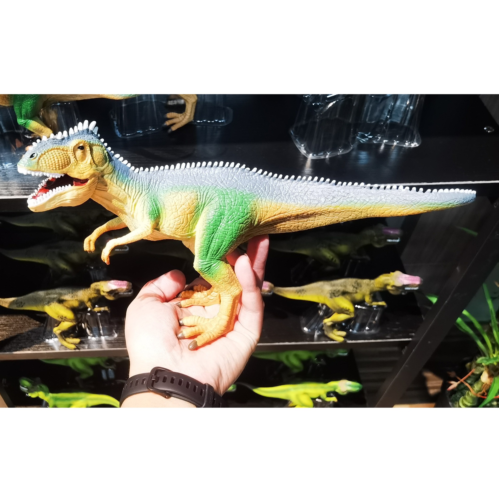 杰致工厂直销实心仿真恐龙模型儿童摆件跨境热销南方巨兽龙霸王龙