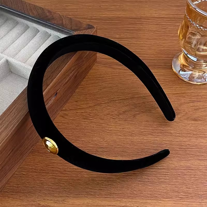French Retro Gold Standard Headband Summer Outwear All-Match Ins Style Hairpin Hair Tie Headband Hair Accessories 2023 New