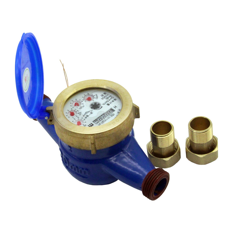 河南机械水表,旋翼式自来水dn15水表 全铁高灵敏螺纹水表