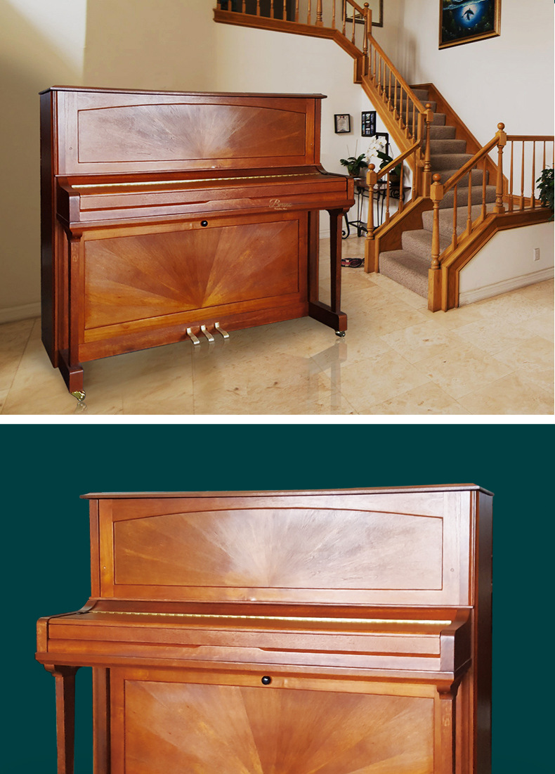 bruno布鲁诺德国品质全新立式钢琴成人家用钢琴考级演出自学gt350