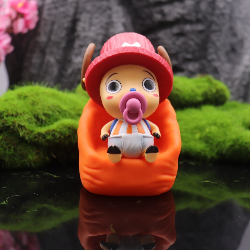 动漫海贼王周边gk奶嘴乔巴车载汽车摆件精美礼品盒装手办模型