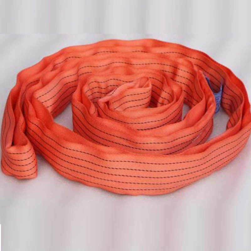 涤纶彩色吊装带3吨4米-10吨工业起重吊带5t柔性扁平吊带起重吊带