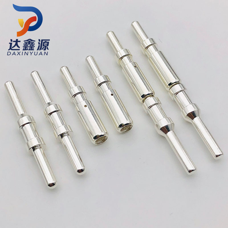 0冠簧端子公母铜针插针pin针