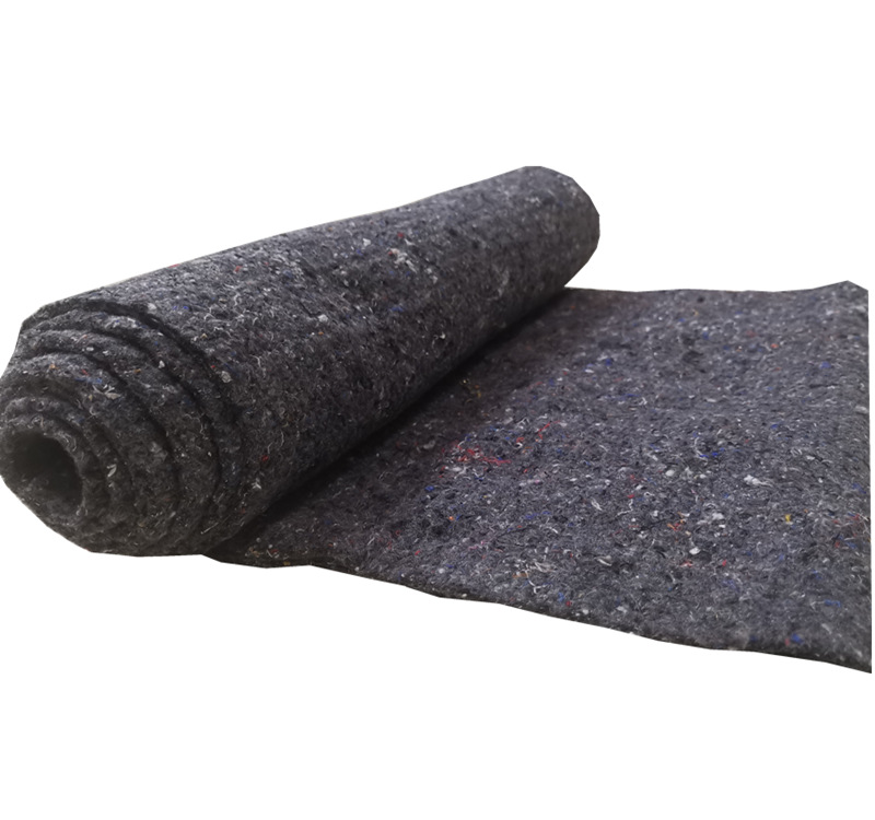 土工布黑色公路养护毯工程保湿布沙发包装棉大棚土工布毛毡黑心棉