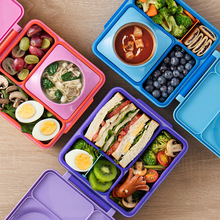 Children's Lunch Box Baby Portable Split Plate Small Portabl