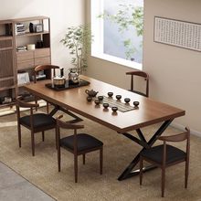 茶桌椅组合客厅五椅泡茶桌办公室餐桌餐桌小户型家用家用简约现代