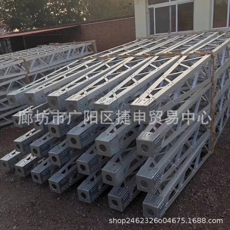 锰钢单独角金属铝合金格构式内悬浮抱杆内悬浮三角人字抱杆扒杆