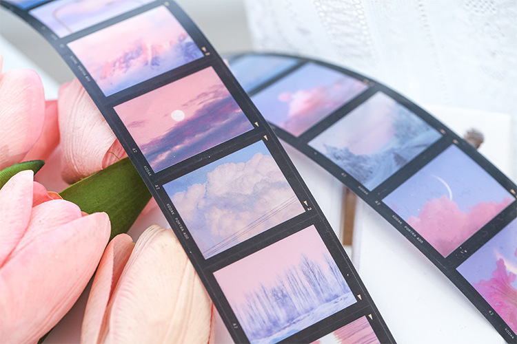 纸先生贴纸包 温柔胶片系列 ins创意diy风景简约手账贴画素材 4款