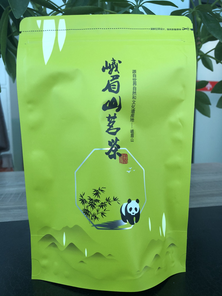 四川成都茶叶包装袋峨眉山茶叶袋精选茗茶绿茶包装袋茶叶袋峨嵋