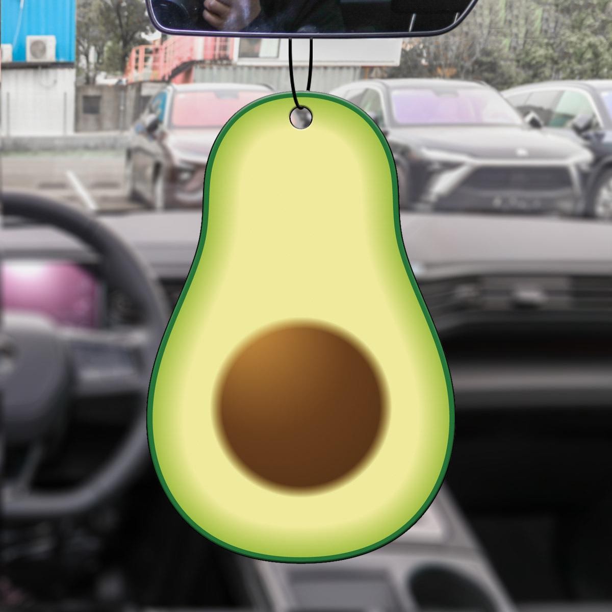 Cross-Border New Arrival Acrylic Automobile Hanging Ornament Fruit Series Car Rearview Mirror Pendant Backpack Keychain Accessories