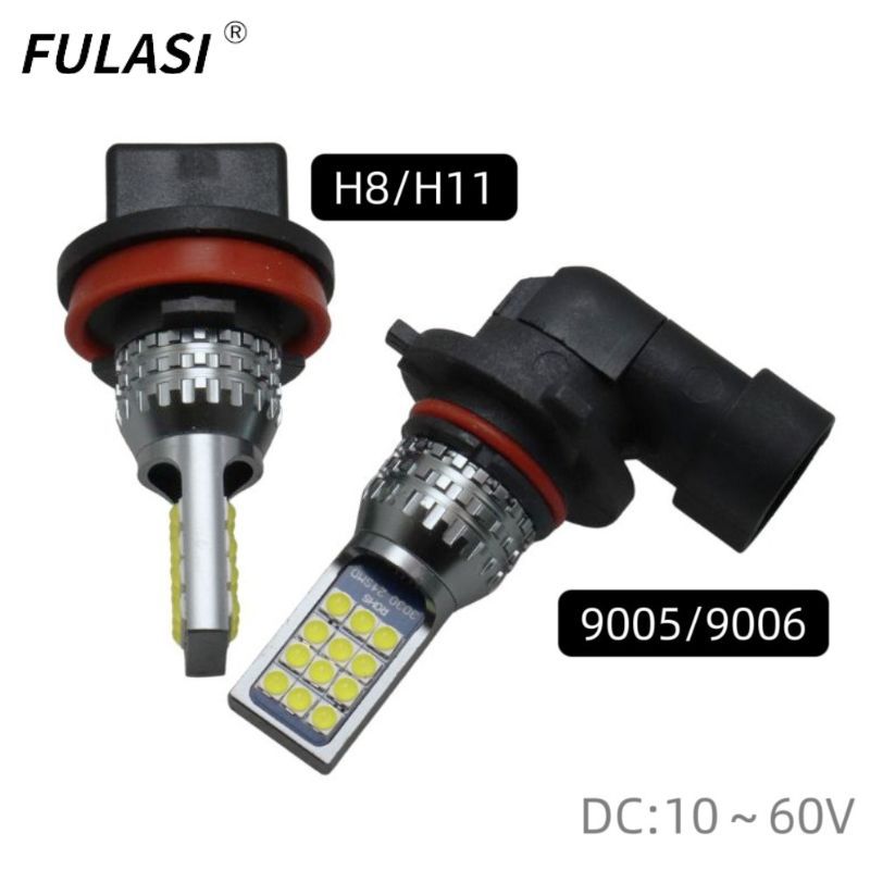 汽车led高亮雾灯H7 H11 3030 24smd 改装LED前雾灯前照大灯H4