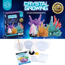 跨境儿童科学实验玩具水晶圣诞树种植diy结晶生长小学生化学