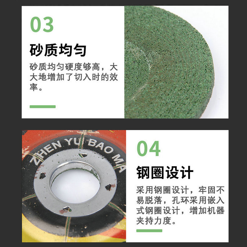 Zhenyu BMW Polishing Disc White Fused Alumina Polishing Disc Brown Fused Alumina Grinding Wheel Angle Grinder Polishing Disc Cutting Disc