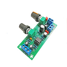 单电源10-24V超重低音炮前级板hifi前置成品低通滤波板前级音调板