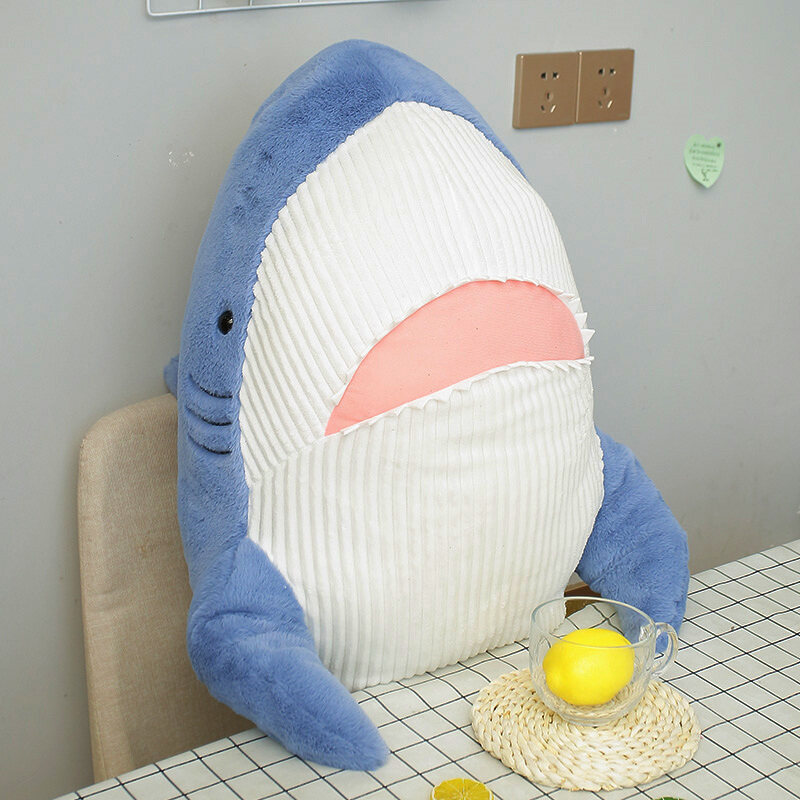 Shark Toy Pillow Doll Plush Doll Boy Bed for Sleep Leg-Supporting Big Doll Children's Gift