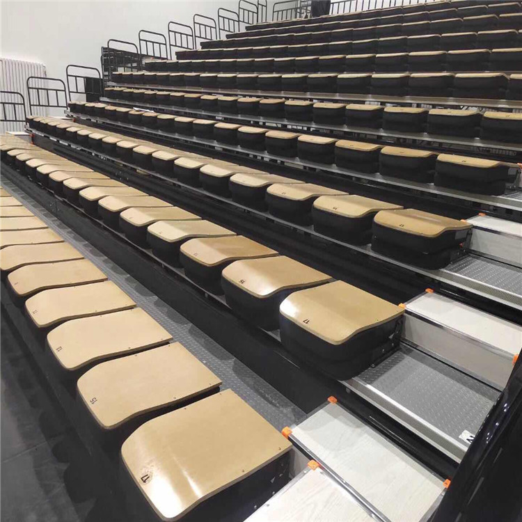 可定制礼堂影院活动伸缩座椅电动看台手动软包座椅