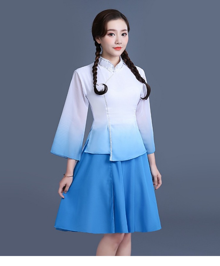 民国学生舞蹈沁园春雪演出服装五四青年民族服追忆1911表演服女群