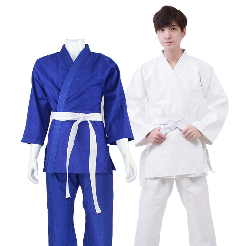 跆拳道道服成人儿童棉合气道服柔道服居和合气道服装比赛训练厂家
