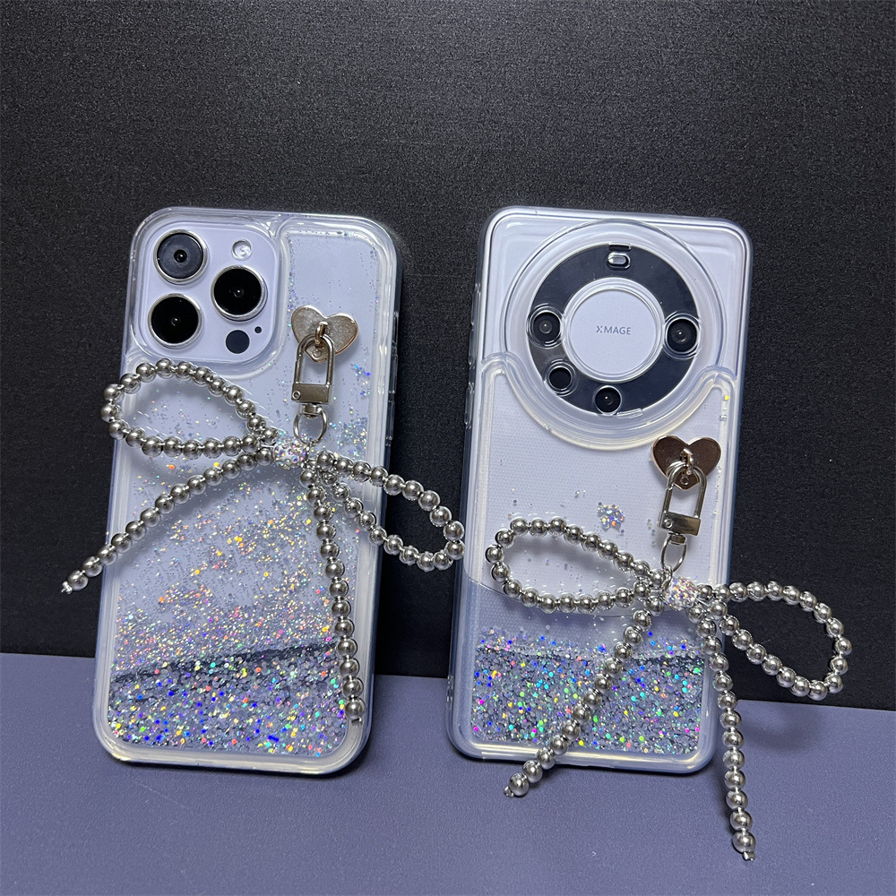 蝴蝶结挂件适用于vivo流沙手机壳iq0012/y100/iq00neo8/y78/y52