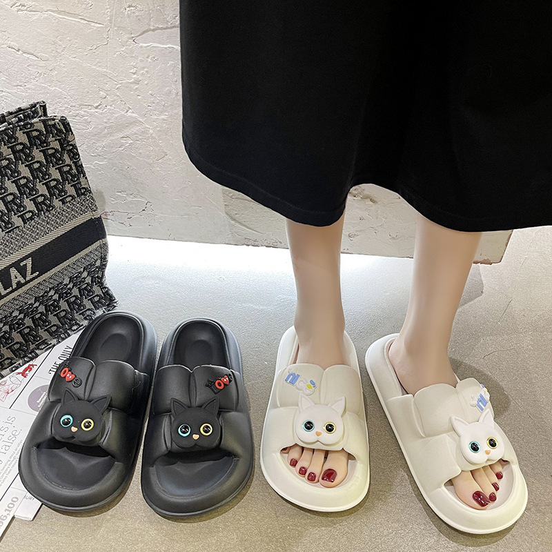 Little Red Book Recommendation New Internet Celebrity Slip-on Slippers Summer Ins Fashion Outerwear Cute Home Soft Bottom Sandals