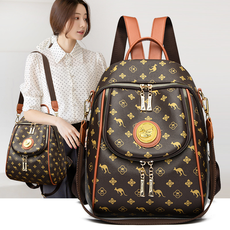 Backpack Women's 2024 New Fashion Casual Travel Trend Women's Commuter Backpack