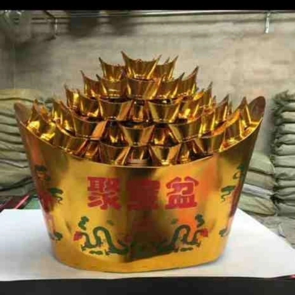 聚宝盆纸活纸扎祭祀佛教用品 雄县独特殡葬用品直销