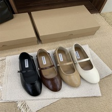 法式鞋女鞋子2025春秋季新款晚风温柔平底软底浅口单鞋