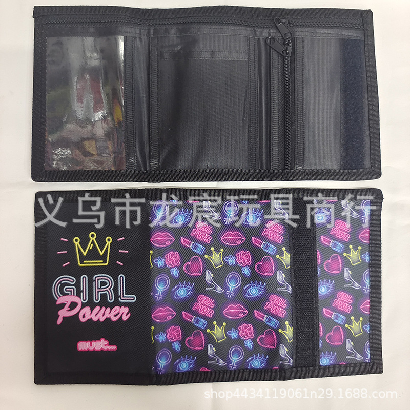 Manufacturer Specializes in Producing All Kinds of Wallet 600D PVC Thickened Edging Various Designs Wallet