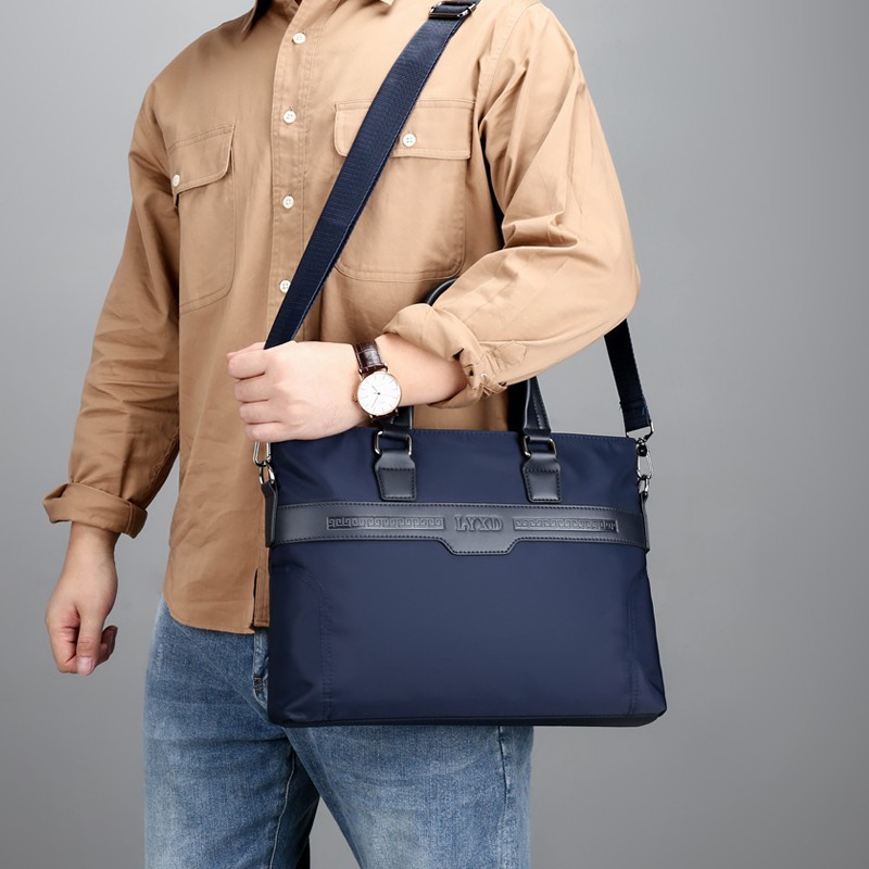 Cross-Border 2020 New Business Handheld Laptop Bag Large Capacity Shoulder Bag Briefcase Men's Bag Delivery