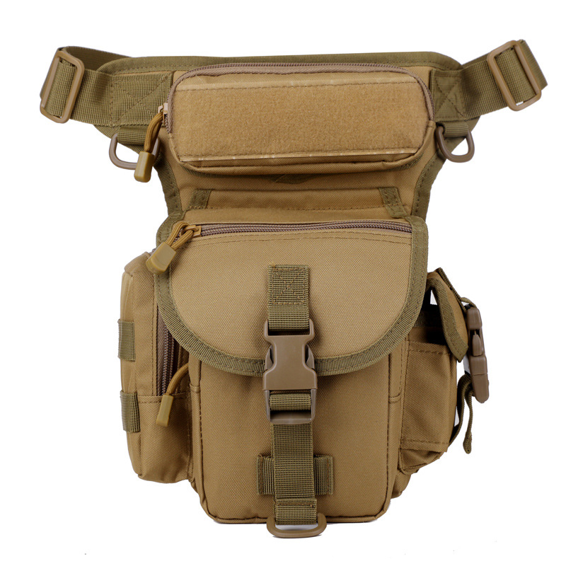 Tactical Outdoor Multi-Functional Sports Leg Bag Motorcycle Riding Men's Leg Bag Multi-Functional Portable Tactical Camouflage Bag