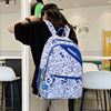 On behalf of Korean Edition Graffiti Backpack fresh lovely Middle school student schoolbag ins fashion Trend Use knapsack