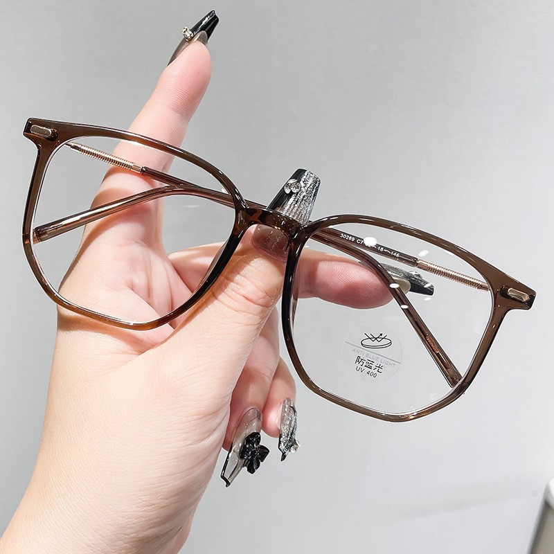 30269竣淑tr个性眼镜框多边形装饰镜大框眼镜近视眼镜架防蓝光平