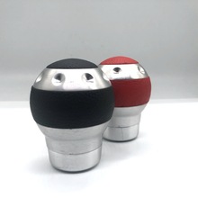 汽车改装排挡头皮金属真皮挡把头波棍头手动挂手杆shift  knob