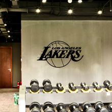 创意Lakers 足球创意图案卧室沙发背景墙精雕装饰墙贴壁画装饰画