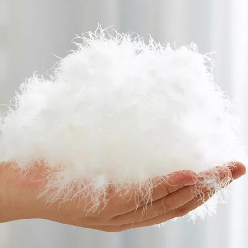 羽绒服羽绒被制品填充物国标98大朵白鹅绒羽绒毛鸭绒散装羽绒原料