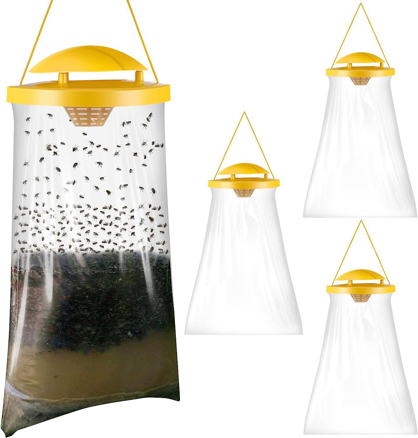 新款捕蝇笼 苍蝇笼 灭苍蝇 苍蝇袋 灭蝇袋 抓苍蝇袋子 诱蝇袋