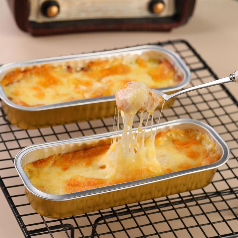 芝士焗番薯铝盒红薯地瓜泥批发半成品微波炉烤箱空气炸锅烤肉店