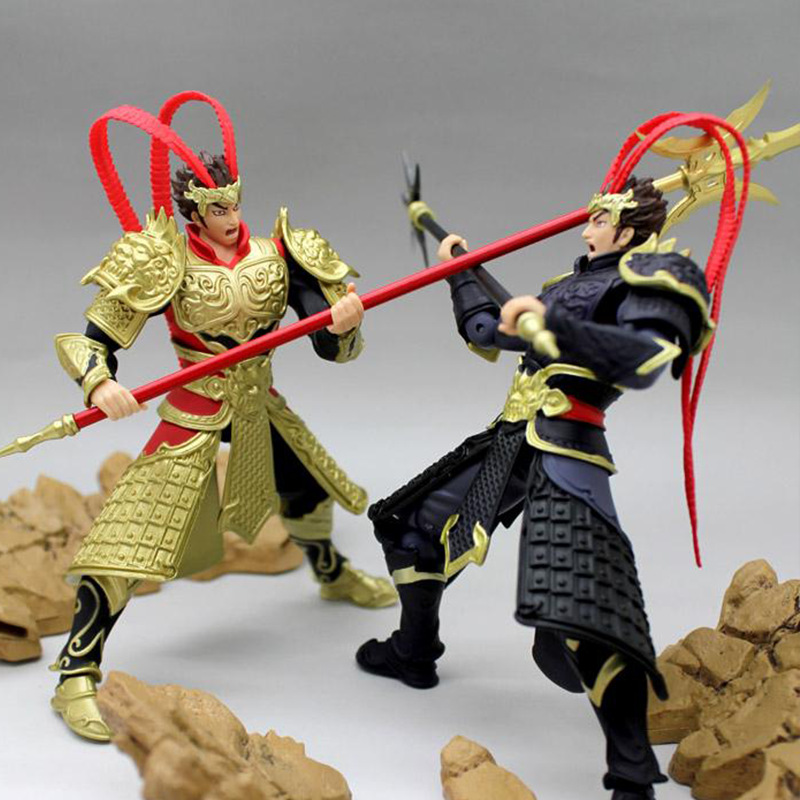 ymy吕布三国杀龙魂可动手办中国大陆游戏金色玩具摆件现货批发