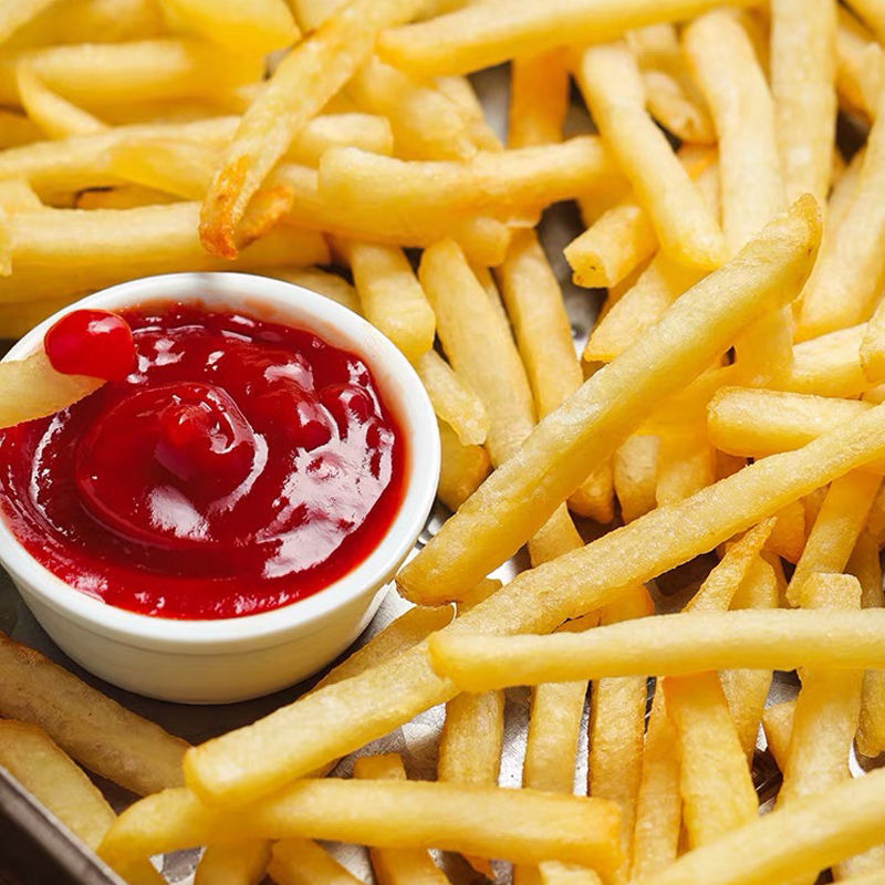 薯条半成品粗薯麦当冷冻薯条油炸小吃细薯商用大粗1/4薯土豆条